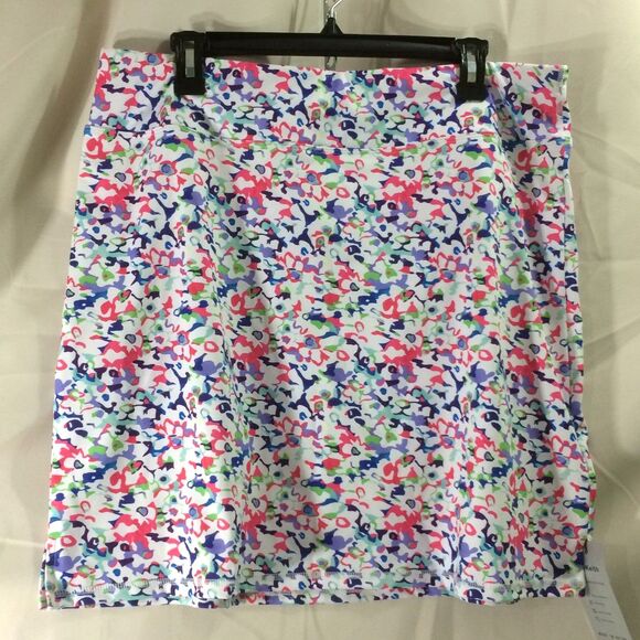 Lou Keith Floral Athletic Skort Size 2XL Built In Shorts Pocket Golf Tennis NWT - Picture 4 of 6